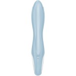 SATISFYER - AIR PUMP BUNNY 1 INFLATABLE RABBIT VIBRATOR BLUE